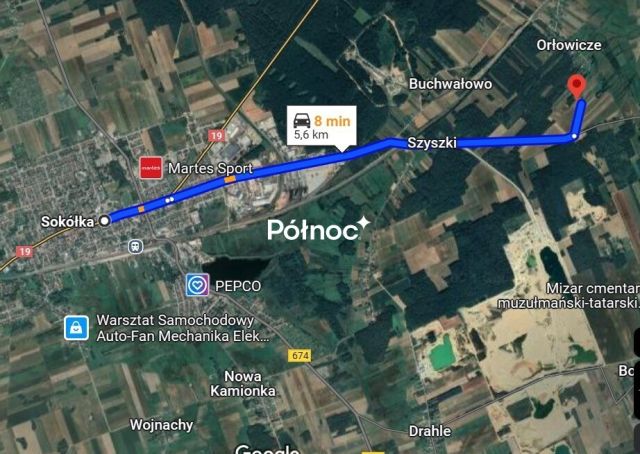 Działka rolna Orłowicze. Zdjęcie 7