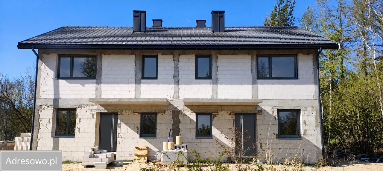 bliźniak, 4 pokoje Nowy Prażmów, ul. Główna. Zdjęcie 1