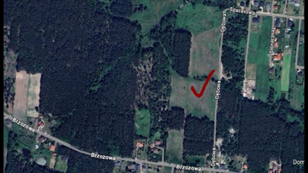 Działka rolno-budowlana Kąty, ul. Dębowa. Zdjęcie 1