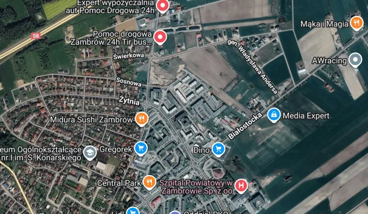 Garaż/miejsce parkingowe Zambrów, ul. Kazimierza Pułaskiego