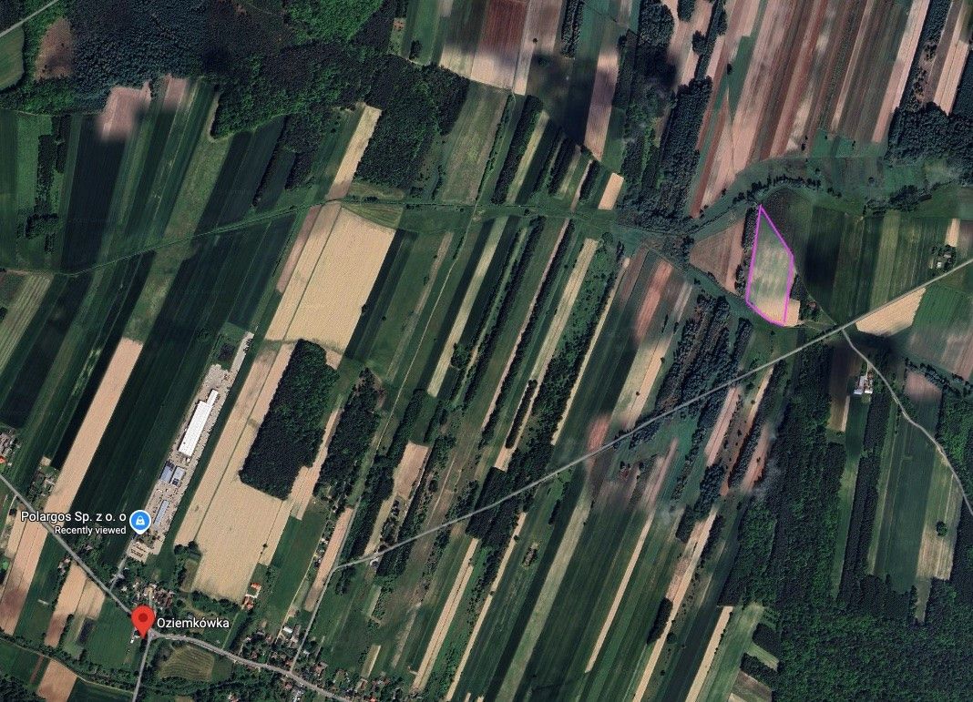 Działka rolna Oziemkówka. Zdjęcie 2