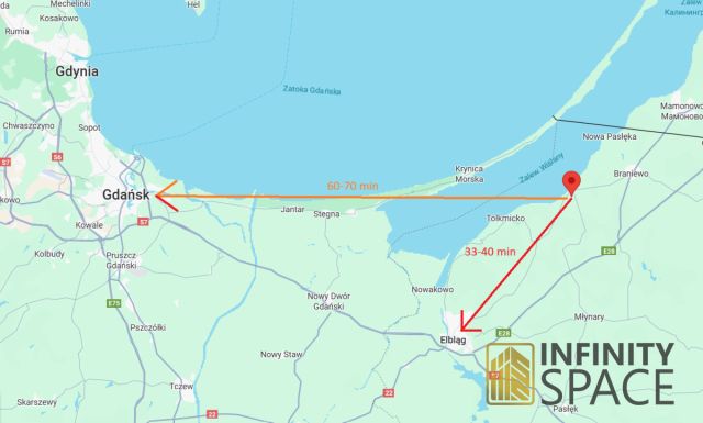 Działka inwestycyjna Frombork, ul. Jaśminowa. Zdjęcie 6