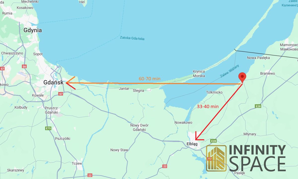 Działka inwestycyjna Frombork, ul. Jaśminowa. Zdjęcie 6