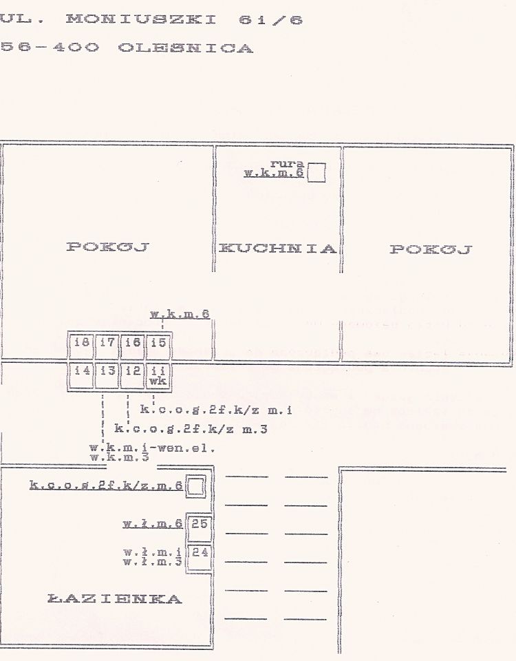 Mieszkanie 2-pokojowe Oleśnica Centrum, ul. Stanisława Moniuszki. Zdjęcie 15
