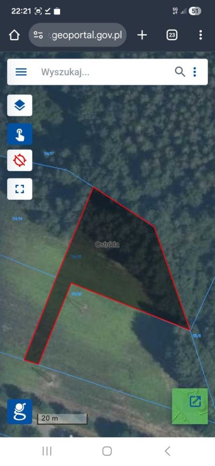 Działka budowlana Lubajny