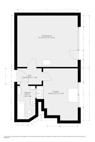 Mieszkanie 1-pokojowe Nowa Ruda, ul. Podjazdowa. Zdjęcie 11