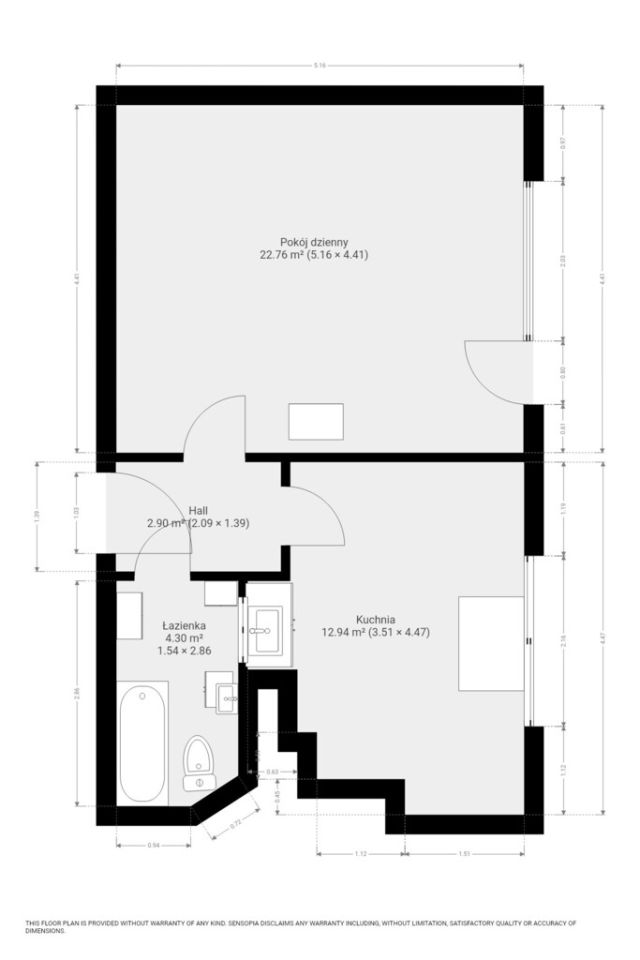 Mieszkanie 1-pokojowe Nowa Ruda, ul. Podjazdowa. Zdjęcie 11