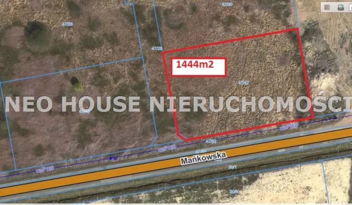 Działka Warszawa Białołęka, ul. Mańkowska