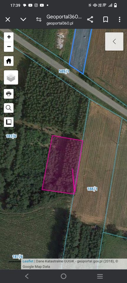 Działka rolno-budowlana Końcowizna. Zdjęcie 3