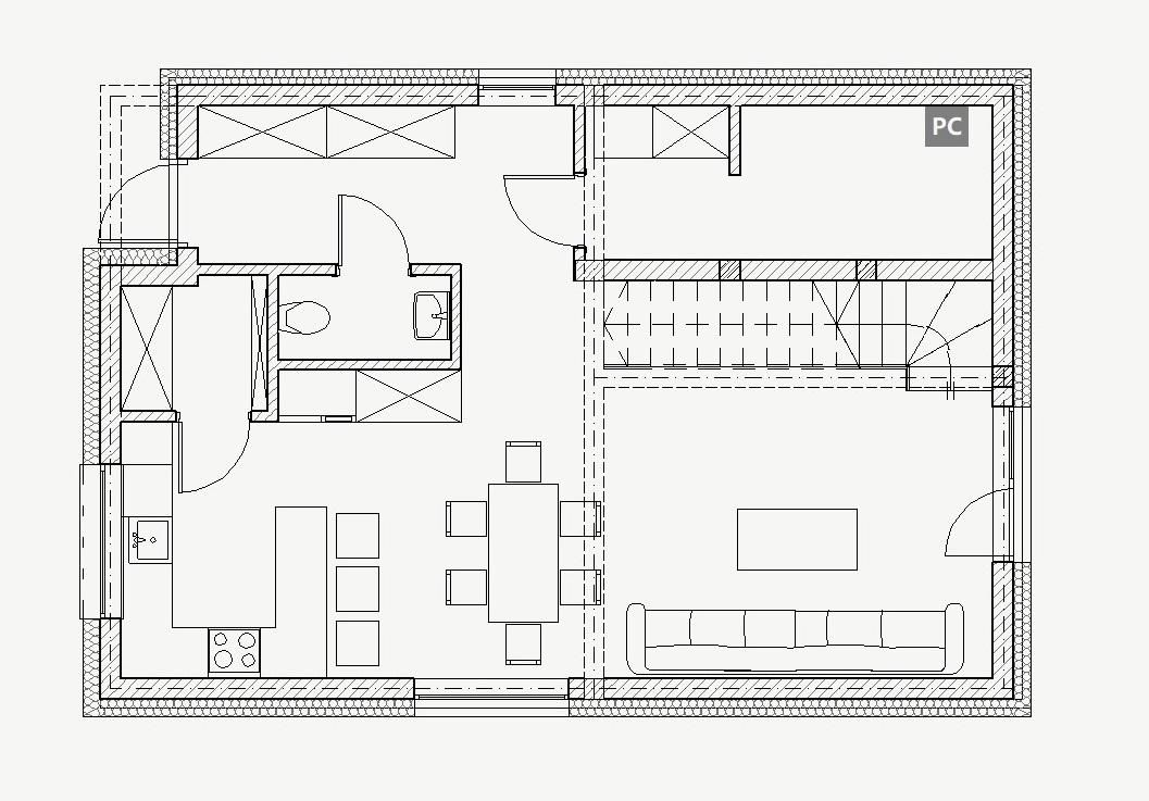 dom wolnostojący, 4 pokoje Łańcut Przedmieście Dolne, ul. Bartosza Głowackiego. Zdjęcie 8