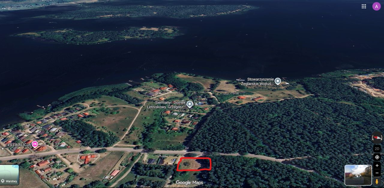 Działka budowlana Siemiany