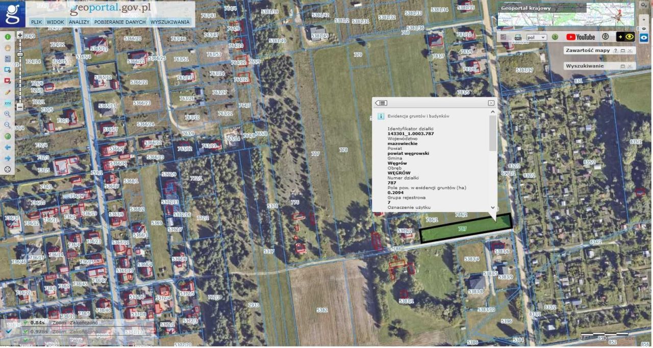 Działka rolno-budowlana Węgrów, ul. Szeroka. Zdjęcie 2