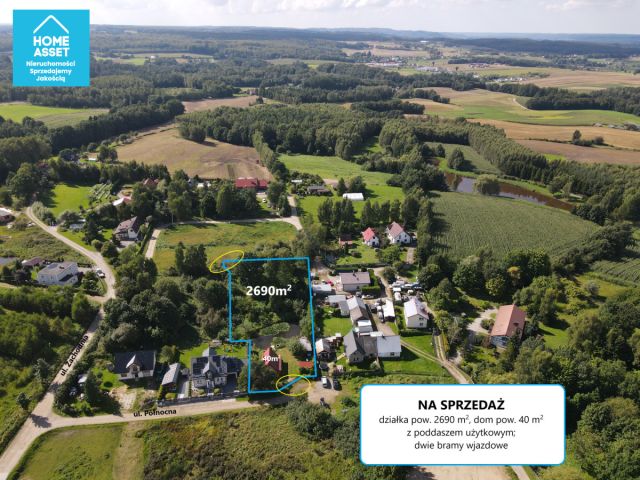 Działka budowlana Milwino, ul. Północna. Zdjęcie 2