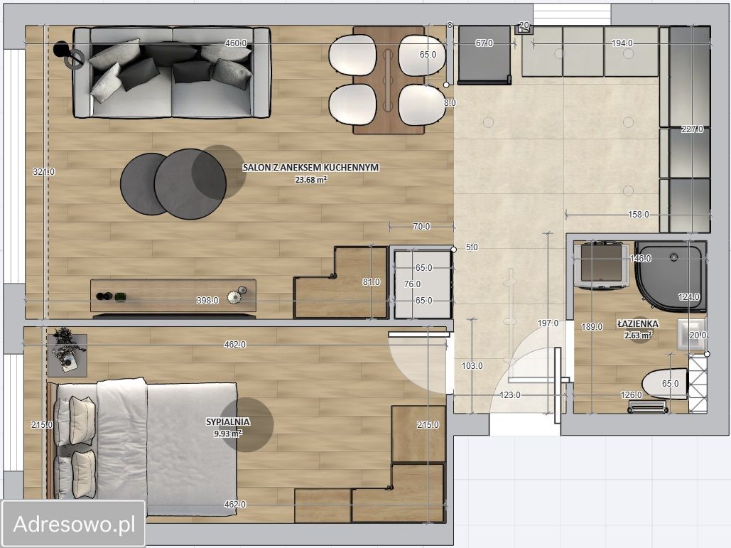 Mieszkanie 2-pokojowe Nowy Dwór Mazowiecki Centrum, ul. Bohaterów Modlina. Zdjęcie 10