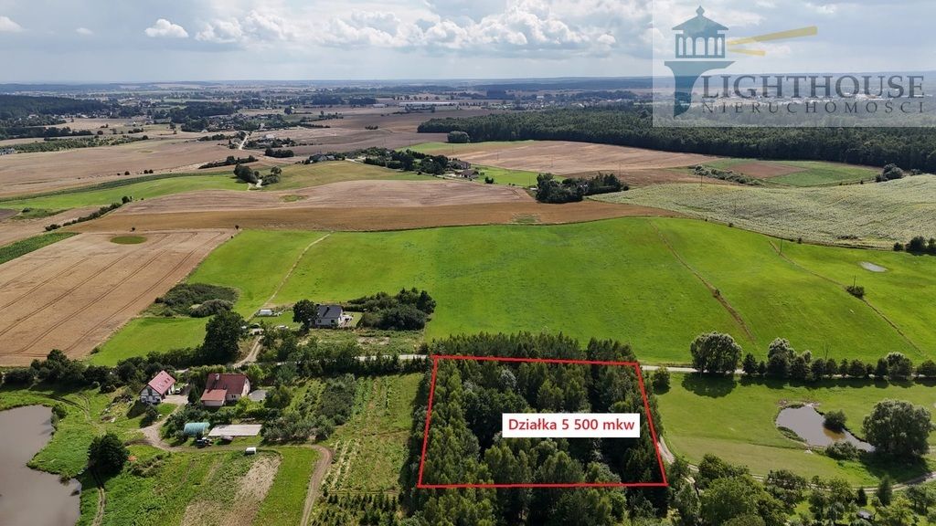 Działka rolna Trąbki Małe, ul. Ogrodowa. Zdjęcie 3