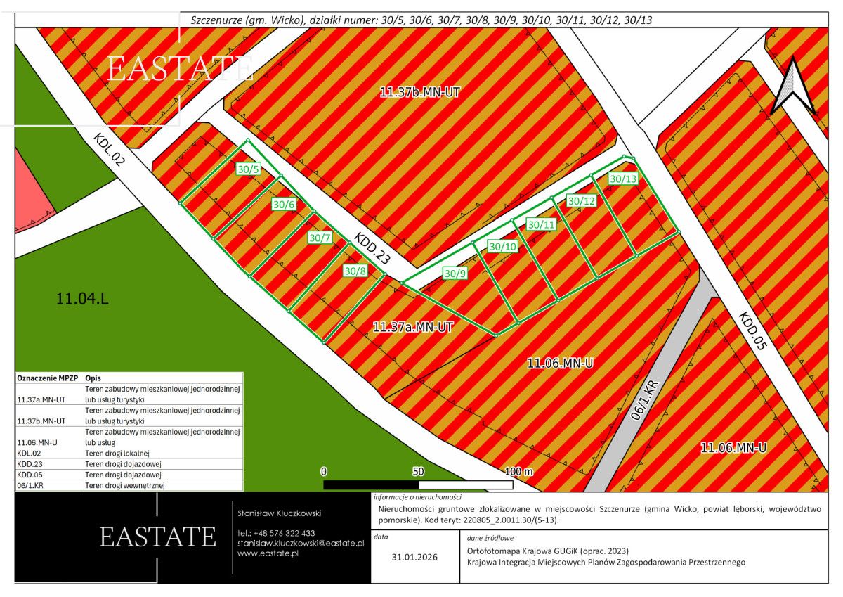 Działka budowlana Szczenurze. Zdjęcie 5