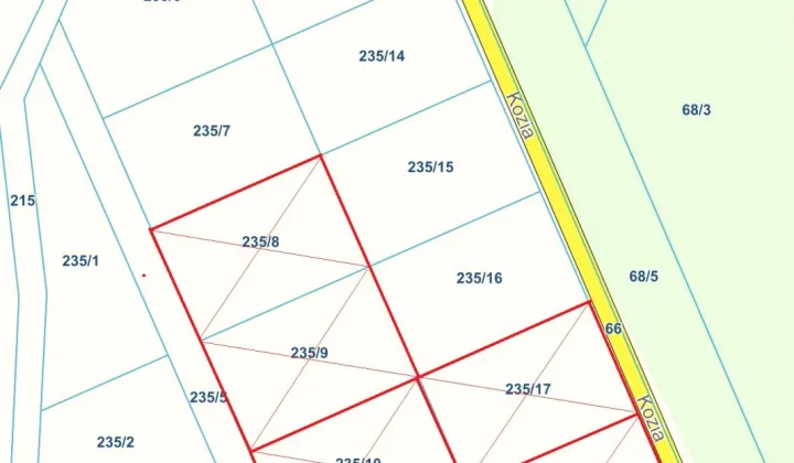 Działka budowlana Świebodzin, ul. Kozia