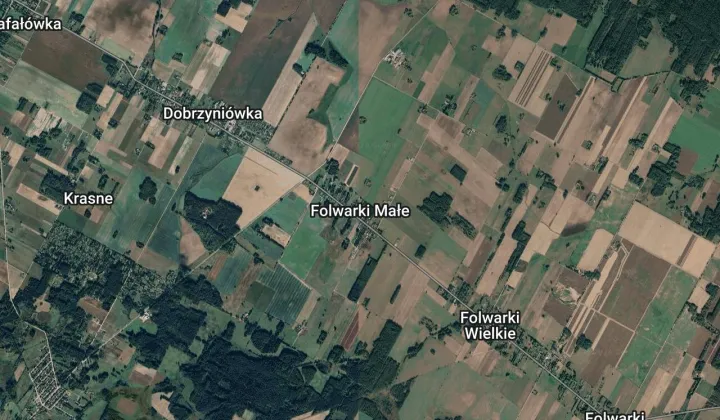 Działka leśna Folwarki Małe