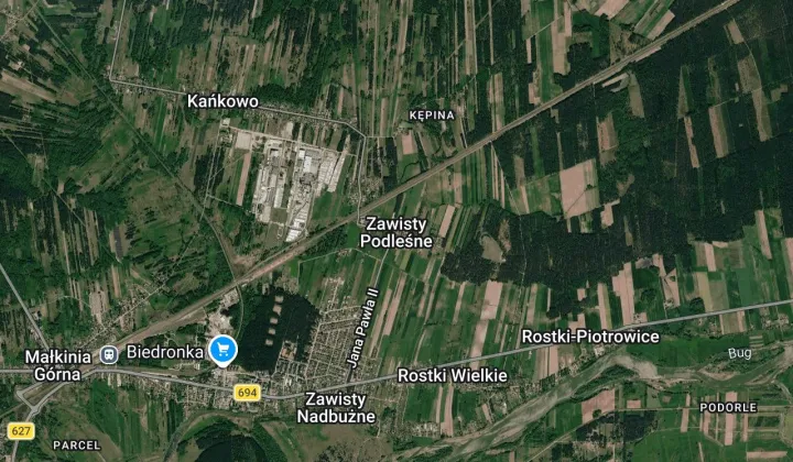 Działka budowlana Zawisty Podleśne