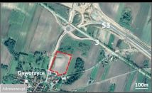 Działka inwestycyjna Gaworzyce