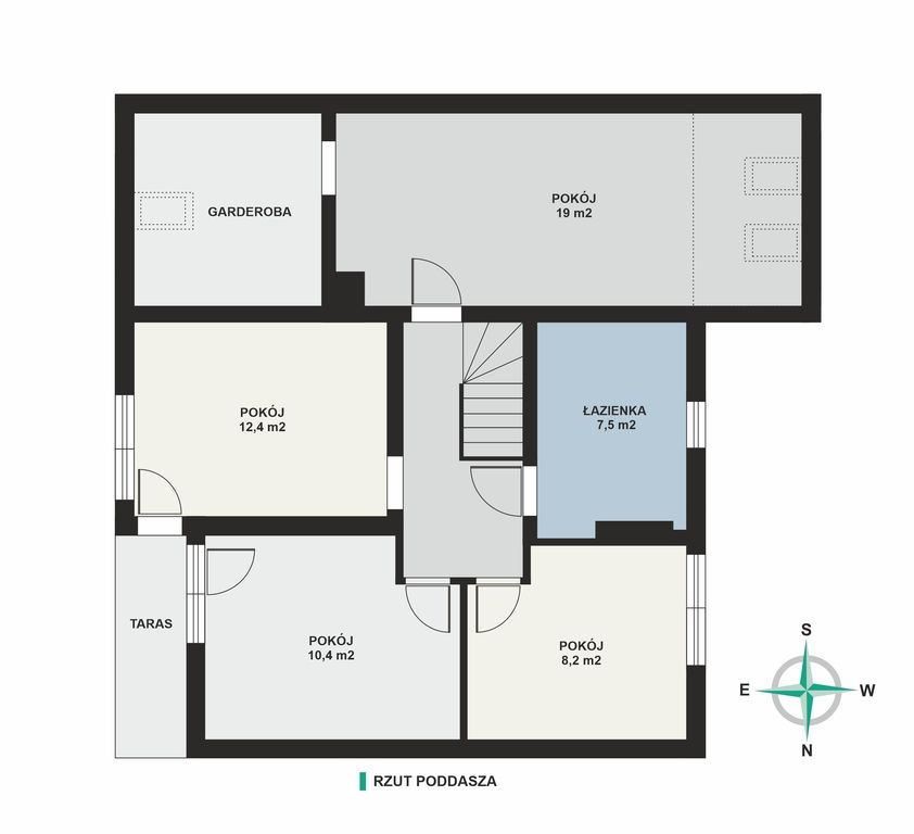 dom wolnostojący, 5 pokoi Szczecinek, ul. Cypriana Kamila Norwida. Zdjęcie 49