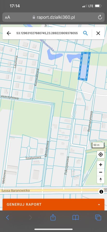 Działka rolna Grabówka. Zdjęcie 2