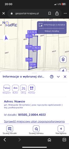 Działka rolna Nawsie. Zdjęcie 1