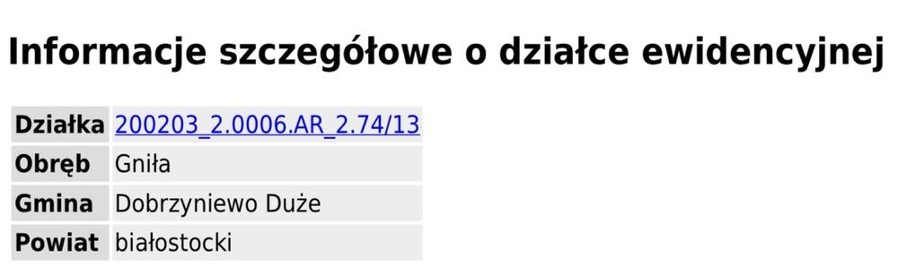 Działka rolna Gniła. Zdjęcie 8