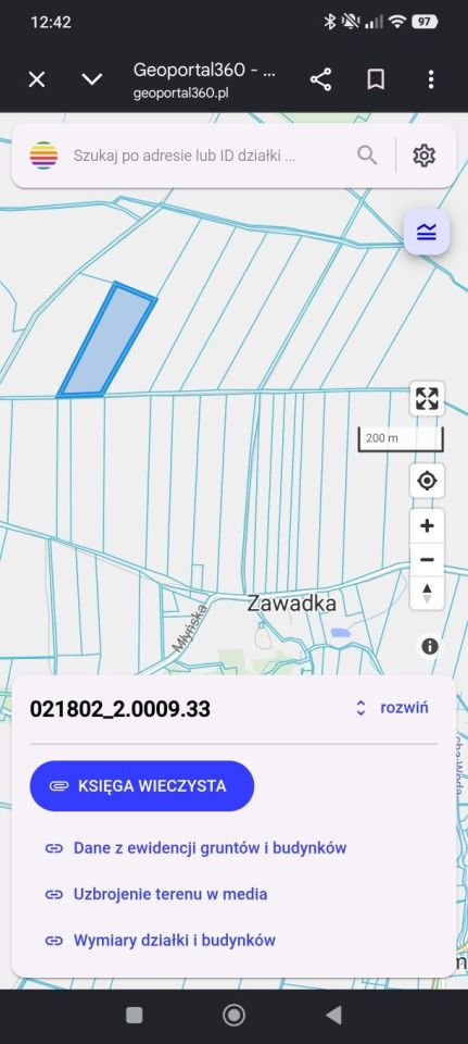 Działka rolna Szymanów Zawadka. Zdjęcie 2