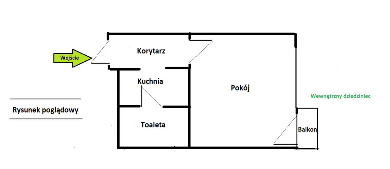 Mieszkanie 1-pokojowe Szczecin Śródmieście, al. Wyzwolenia. Zdjęcie 12