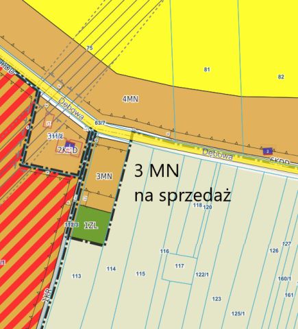 Działka budowlana Powązki, ul. Dębowa. Zdjęcie 1