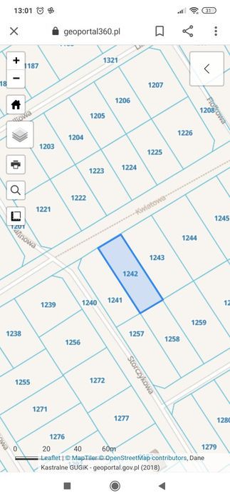 Działka budowlana Dorohusk-Osada, ul. Kwiatowa. Zdjęcie 2