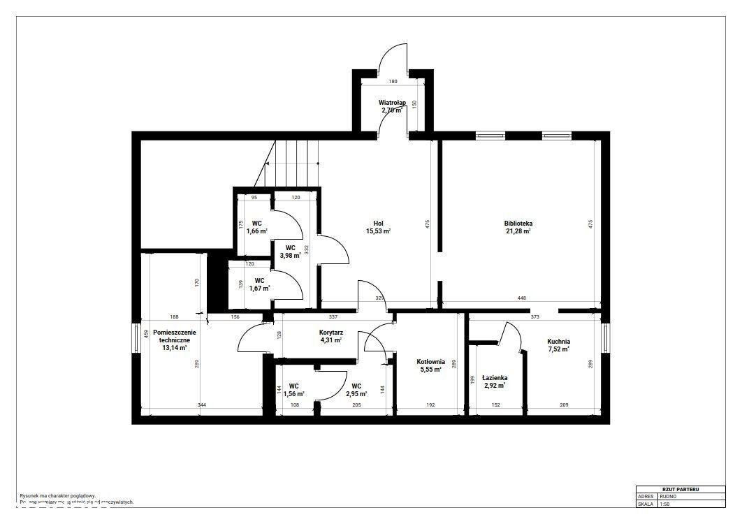 dom wolnostojący, 5 pokoi Rudno, ul. Widokowa. Zdjęcie 12