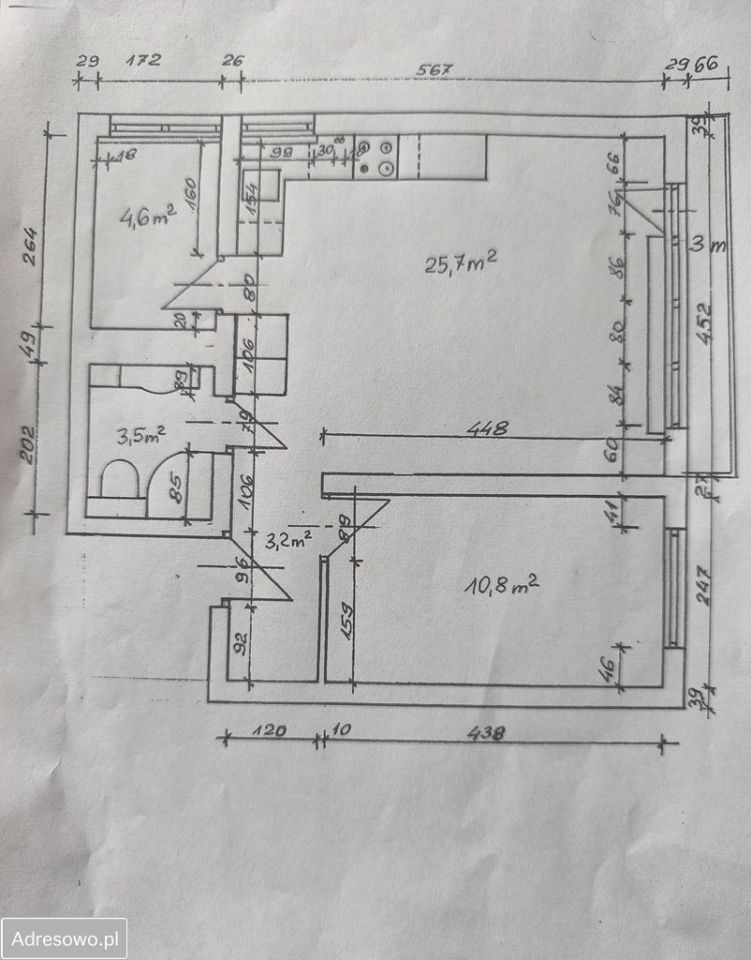 Mieszkanie 3-pokojowe Warszawa Mokotów, ul. Fryderyka Joliot-Curie. Zdjęcie 9