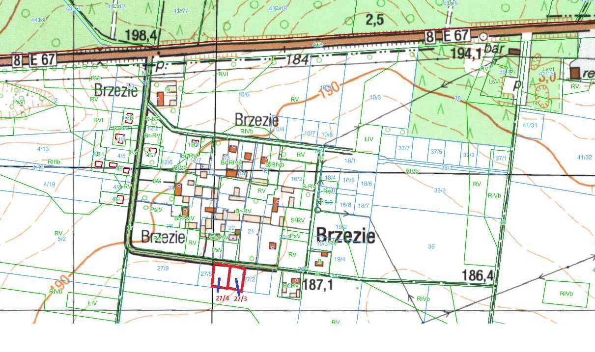 Działka budowlana Brzezie. Zdjęcie 2