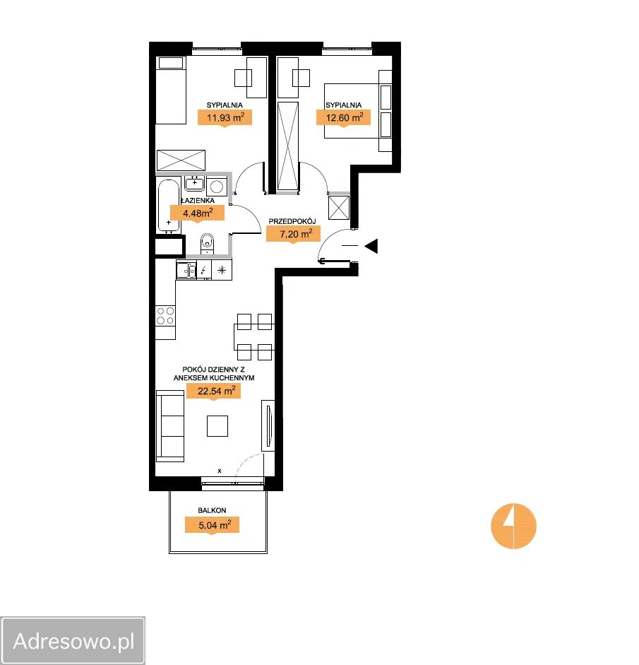 Mieszkanie 3-pokojowe Łódź Widzew, ul. Widzewska. Zdjęcie 20