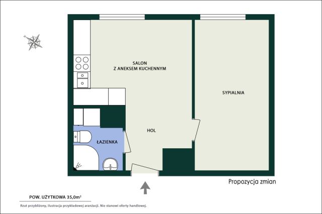 Mieszkanie 1-pokojowe Warszawa Praga-Południe, ul. Podskarbińska. Zdjęcie 12