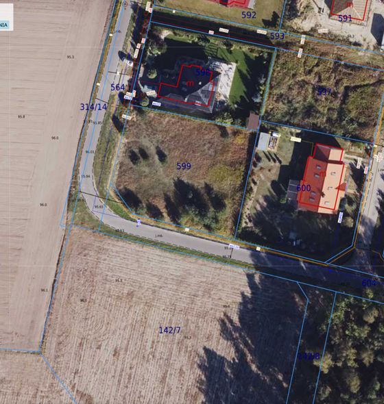 Działka budowlana Dąbrowa Chełmińska Linie, ul. Ptasia. Zdjęcie 1