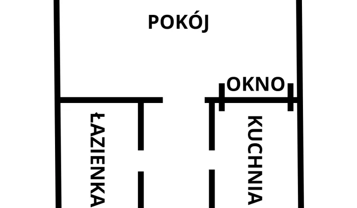 Mieszkanie 1-pokojowe Rypin, ul. dr. Wł. Franciszka Dłutka