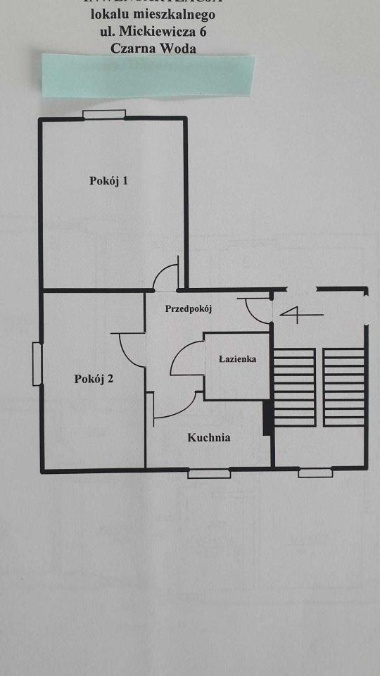 Mieszkanie 2-pokojowe Czarna Woda, ul. Adama Mickiewicza. Zdjęcie 8