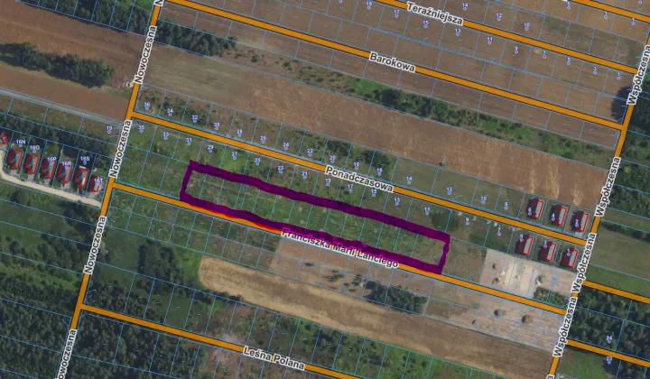 Działka budowlana Serock, ul. Franciszka Marii Lanciego