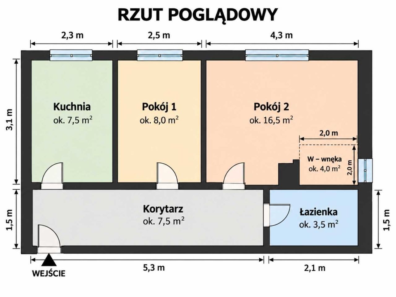 Mieszkanie 2-pokojowe Płońsk, ul. Henryka Sienkiewicza. Zdjęcie 3