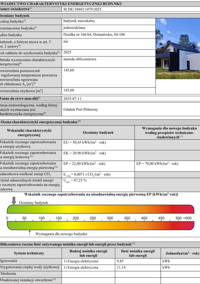 dom wolnostojący, 4 pokoje Mała Piaśnica, ul. Sosnowa. Zdjęcie 7
