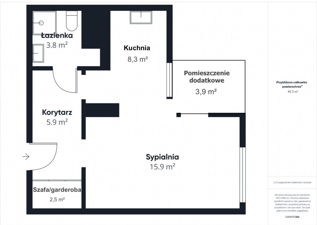Mieszkanie 1-pokojowe Warszawa Praga-Południe, al. Stanów Zjednoczonych. Zdjęcie 19