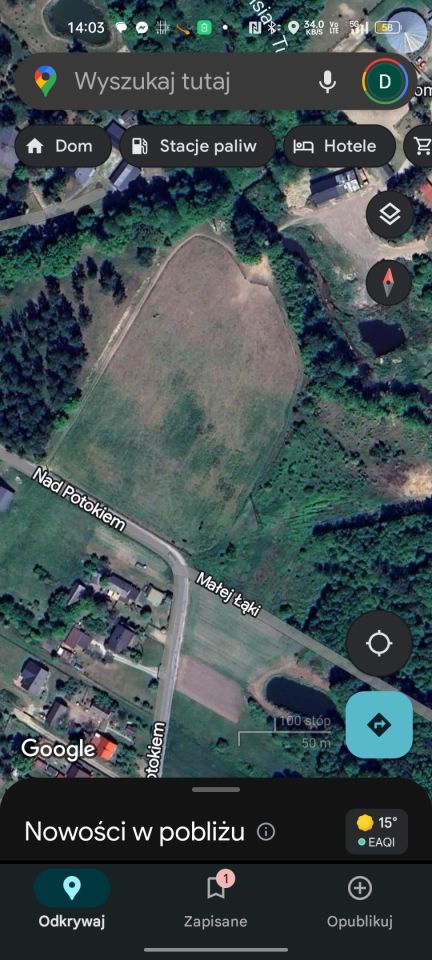 Działka rolno-budowlana Bolesławek, ul. Nad Potokiem. Zdjęcie 5