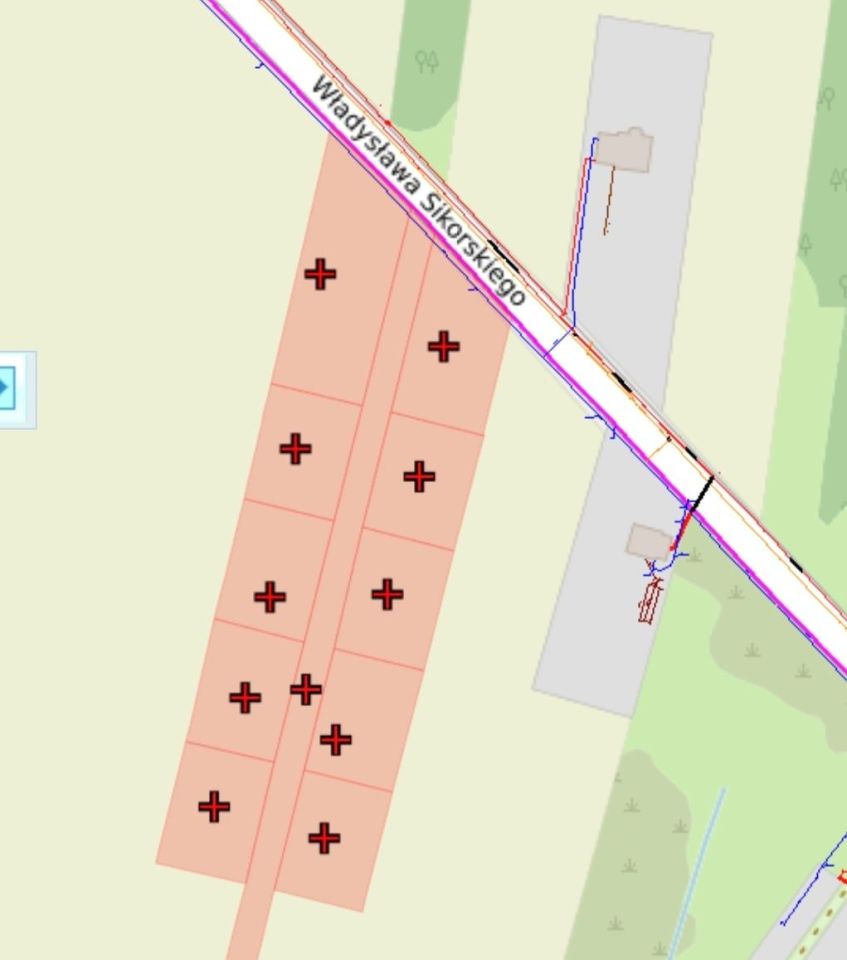 Działka budowlana Radomsko, ul. gen. Sikorskiego. Zdjęcie 3