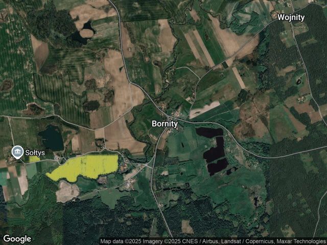 Działka rolna Bornity. Zdjęcie 1