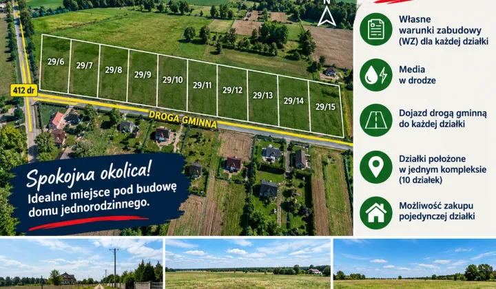 Działka budowlana Kosówka