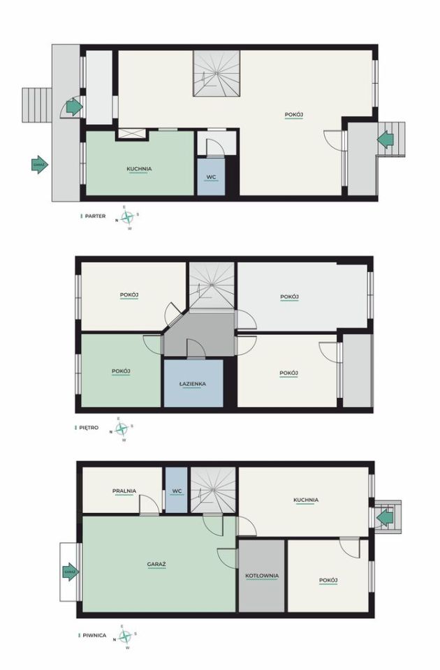 dom szeregowy, 5 pokoi Szczecinek, ul. Ziemowita. Zdjęcie 22