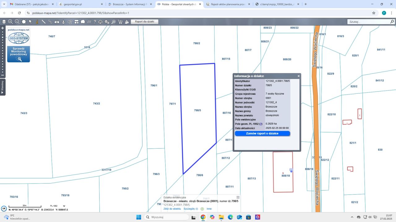 Działka inwestycyjna Brzeszcze Burkówka. Zdjęcie 2